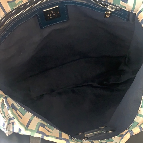 FENDI MULTI-COLOR ZUCCA TOTE - Picture 5 of 8